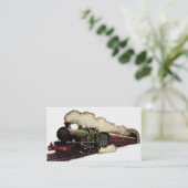 Vintage trein visitekaartje (Staand voorkant)