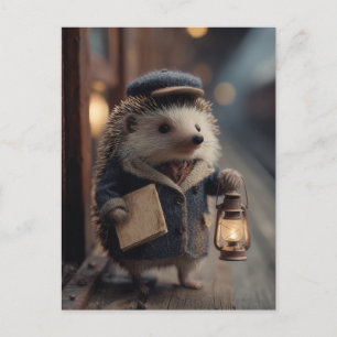 Vintage Treinconducteur Egel Briefkaart