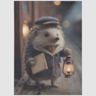 Vintage Treinconducteur Egel Tissuepapier