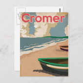 Vintage treinstel briefkaart (Voorkant / Achterkant)