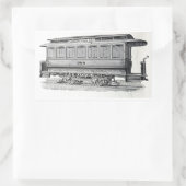 Vintage Trolley Sticker (Tas)