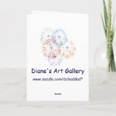 Vintage Trommel & Lint - Kaart (Achterkant)