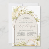 Vintage Tropics Boho Bat Mitzvah Kaart (Voorkant)