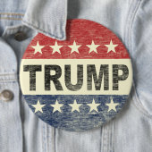 Vintage Trump Button - Trump 2016 Button (In situ)