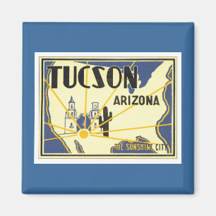 Vintage Tucson Arizona Magneet