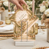 Vintage Tuin Bloemen Baby Shower
