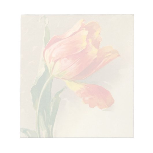 Vintage Tulip Notitieblok (Voorkant)