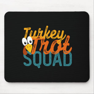 Vintage Turkey Trot Squad-uitvoering Muismat