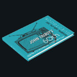 Vintage TV 60th Birthday Party Livre d'invité<br><div class="desc">Illustration vintage du téléviseur. Livre d'or personnalisable à 60e anniversaire. Vous pouvez facilement modifier le texte (police, taille, couleur et position) et la couleur arrière - plan en cliquant sur le bouton Personnaliser ou customiser. Disponible en carnet en spirale. Jour d'anniversaire correspondant enregistrer la date (carte postale), plaque de papier...</div>