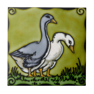Vintage Twee Eenden Tegeltje