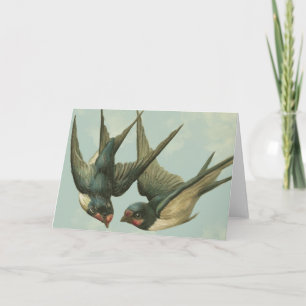 Vintage twee slikt kaart