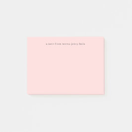 Vintage Typewriter Minimal Cream Design Post-it® Notes