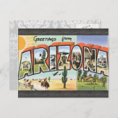 Vintage uit Arizona Briefkaart (Voorkant / Achterkant)