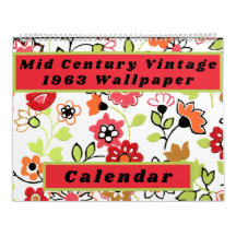 Vintage uit de middeleeuwen 1963 Wallpaper Retro 6