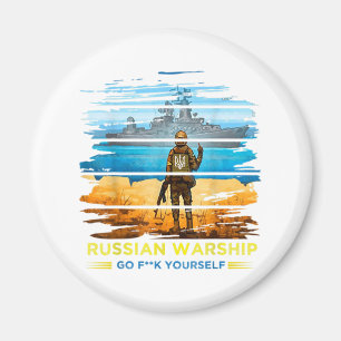 Vintage Ukraine Postage Stamp Flag Pride Essentia Magneet