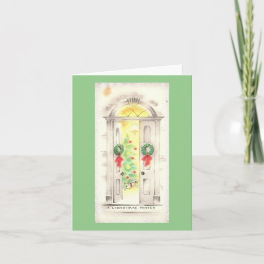 Vintage Une carte de Noël (Devant)