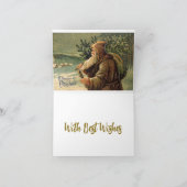 Vintage Une Joyeuse Carte de Noël (Intérieur)