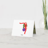 Vintage Une Joyeuse Carte de Noël (Dos)