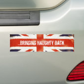 Vintage Union Jack Bumper Sticker (En voiture)
