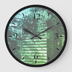Vintage USA Alaska deluxe buiten-wc horloge Grote Klok