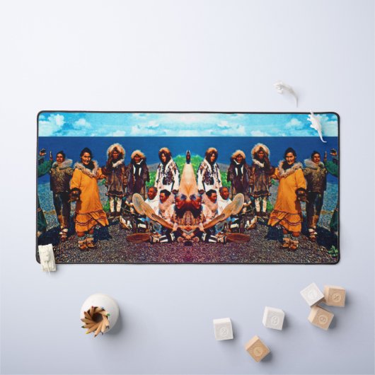 Vintage USA Alaska Eskimo dancers (Tableau pour enfants)