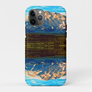 Vintage USA Alaska Mt Mckinley nationaal park iPhone 11 Pro Hoesje