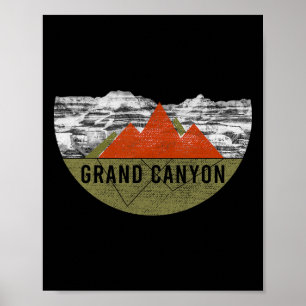 Vintage Usa Berg Wandelen - Grand Canyon Nationa Poster