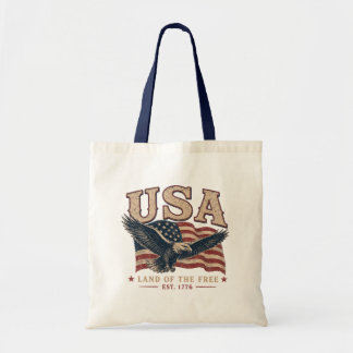Vintage USA Boodschappentas Tote Bag