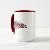 Vintage USA Flag Coffee Mug (Devant gauche)