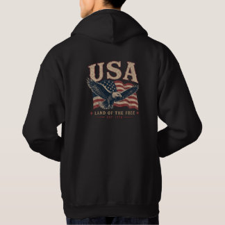 Vintage USA Land of the Free Trui Hoodie
