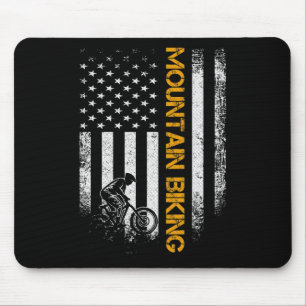 Vintage Usa Mountainbike Amerikaanse Vlag Fiets Pa Muismat