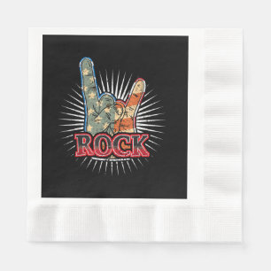 Vintage USA Rock - Bandconcertposter 70s 80s Servet