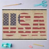 vintage usa tissue paper tissuepapier (Craft)