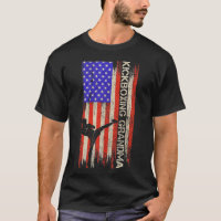 Vintage Usa Vlag Mma Kickboksen Vechtende Oma Si
