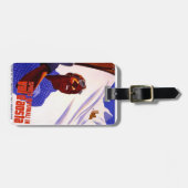 Vintage Val D'aosta Bagagelabel (Voorkant horizontaal)