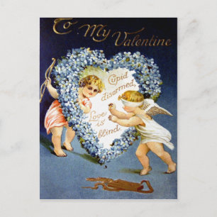 Vintage Valentijn Briefkaart