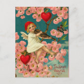 Vintage Valentijn Briefkaart (Voorkant)