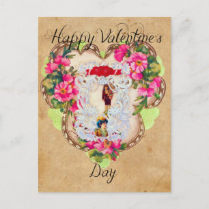 Vintage Valentijn Briefkaart