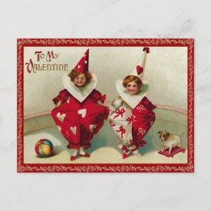 Vintage Valentijn Briefkaart