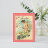 Vintage Valentijn Briefkaart (Staand voorkant)