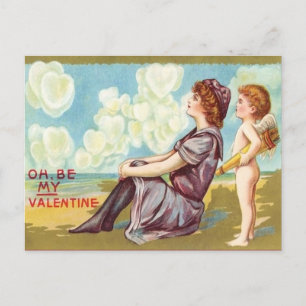 Vintage Valentijn Briefkaart