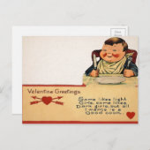 Vintage Valentijn Briefkaart (Voorkant / Achterkant)