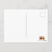 vintage-Valentijn clowans Feestdagenkaart (Achterkant)