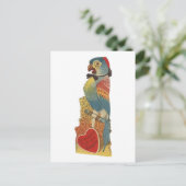 Vintage Valentijn Feestdagenkaart (Staand voorkant)