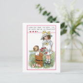 Vintage Valentijn Feestdagenkaart (Staand voorkant)