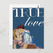 Vintage Valentijnsdag briefkaart (Voorkant / Achterkant)