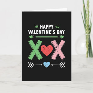 Vintage Valentijnskaarten Xoxo Kaart
