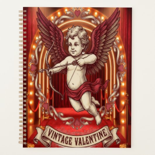 Vintage Valentine Day  Planner (Voorkant)