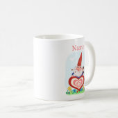 Vintage Valentine Spring Fairy Gnome Mug (Devant droit)