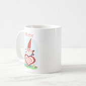 Vintage Valentine Spring Fairy Gnome Mug (Devant gauche)